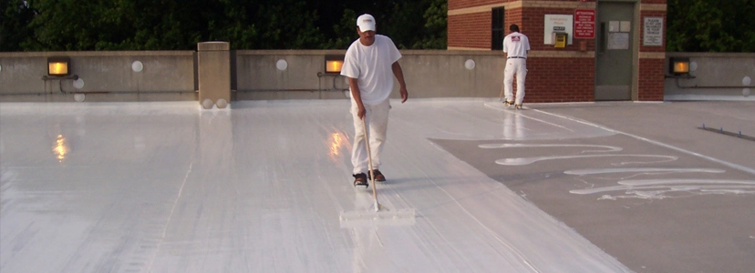The 92,000 square feet on the top deck and ramp leading to the sixth floor of the seven-story garage needed shotblasting, cleaning and recoating, ...